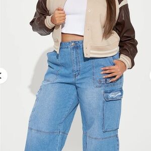 Fashion Nova Women's Blue Jeans size 16 new